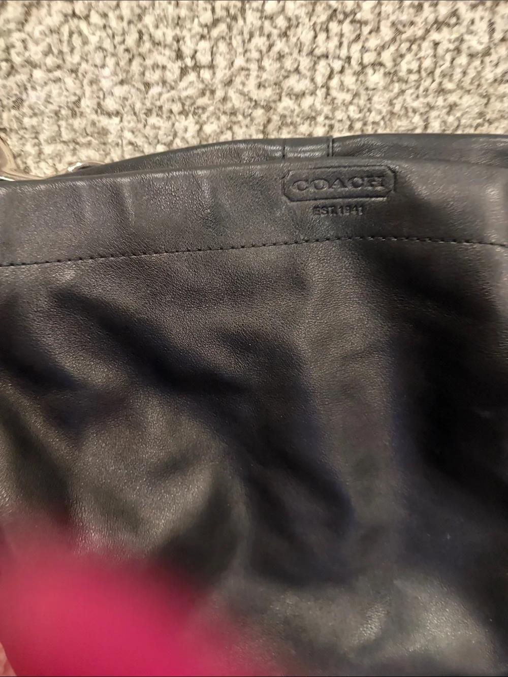 Coach genuine leather